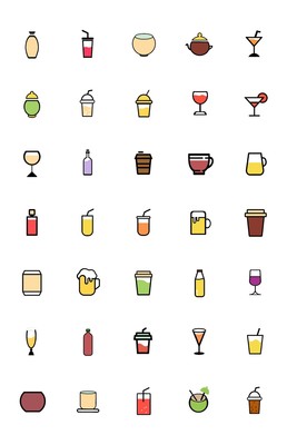 創(chuàng)意酒水飲料圖標(biāo)設(shè)計(jì)指南